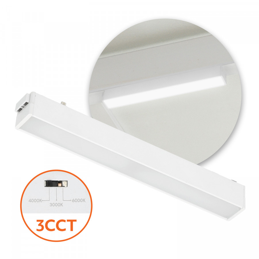 Reflektor szynowy/ track spotlight LED NEXTRACK MAGNE R1 10W 120 3CCT Białe