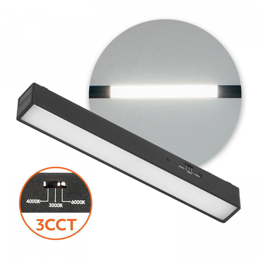 Reflektor szynowy/ track spotlight LED NEXTRACK MAGNE R1 10W 120 3CCT czarne