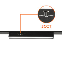 Reflektor szynowy/ track spotlight LED NEXTRACK MAGNE R1 10W 120 3CCT czarne