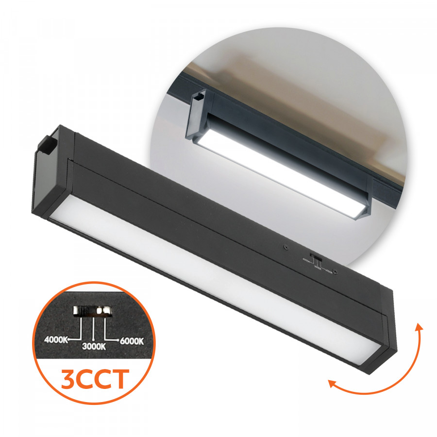 Reflektor szynowy/ track spotlight LED NEXTRACK MAGNE R3 10W 120 3CCT czarny