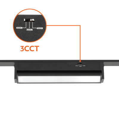 Reflektor szynowy/ track spotlight LED NEXTRACK MAGNE R3 10W 120 3CCT czarny