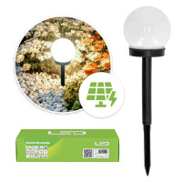Słupek ogrodowy Solar LED LUMTIC 3000K IP44 LLS
