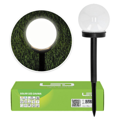 Słupek ogrodowy Solar LED LUMTIC 3000K IP44 LLS