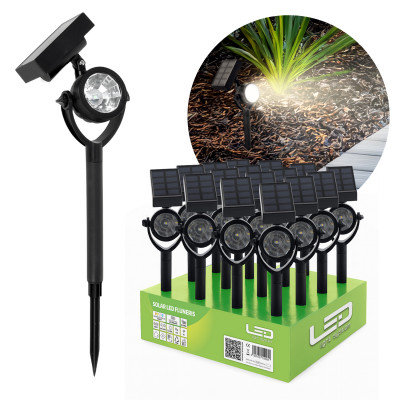 Słupek ogrodowy Solar LED FLUNERIS 4000K IP44 LLS 16szt