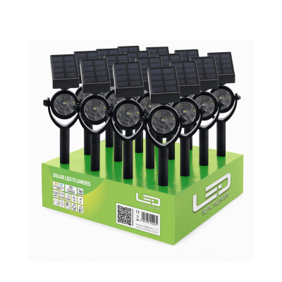 Słupek ogrodowy Solar LED FLUNERIS 4000K IP44 LLS 16szt