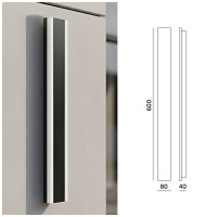 Lampa Ścienna Elewacyjna Ogrodowa Kinkiet Zewnętrzny 12W 60cm