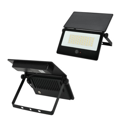 Naświetlacz Solar LED MOCNY 30W 2800lm IP54 Lampa Zewnętrzna Czujnik Ruchu