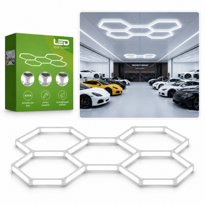 Oprawa sufitowa LED HEXLINE 208x300cm 6500K