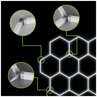 Oprawa sufitowa LED HEXLINE 208x300cm 6500K