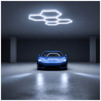 Oprawa sufitowa LED HEXLINE 208x300cm 6500K