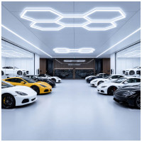 Oprawa sufitowa LED HEXLINE 208x300cm 6500K