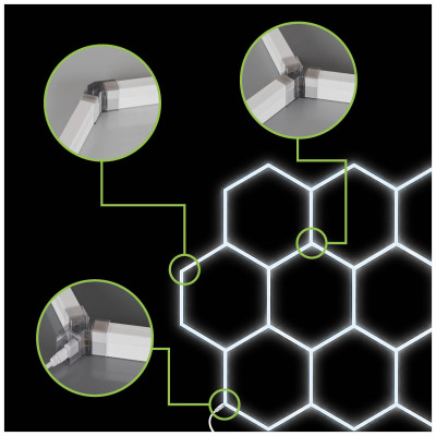 Oprawa sufitowa LED HEXLINE 300x516cm 6500K