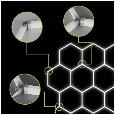 Oprawa sufitowa LED HEXLINE 300x516cm 4000K