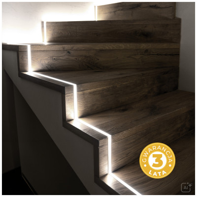 Taśma LED COB 24V 5m – jednolite światło bez widocznych punktów diod LED 4000K IP65