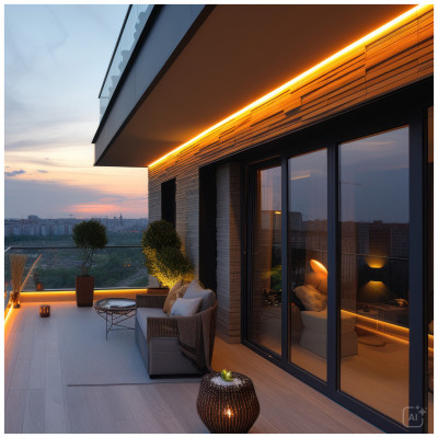 Taśma LED COB 24V 5m – jednolite światło bez widocznych punktów diod LED 3000K IP65
