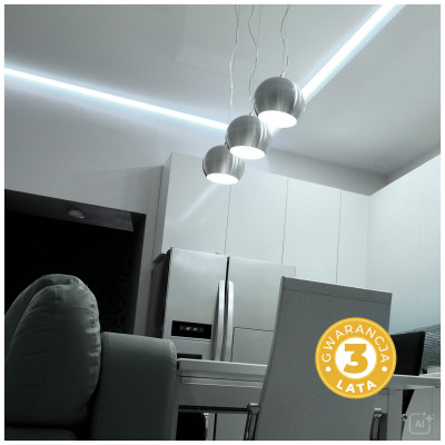 Taśma LED COB 24V 5m – jednolite światło bez widocznych punktów diod LED IP65 barwa zimna