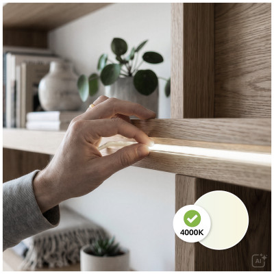 Taśma LED COB 24V 5m – jednolite światło bez widocznych punktów diod LED 4000K IP65