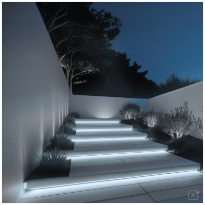Taśma LED COB 24V 5m – jednolite światło bez widocznych punktów diod LED IP65 barwa zimna