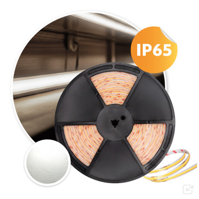 Taśma LED COB 24V 25m – jednolite światło bez widocznych punktów diod LED 4000K 24V IP65 Kobi Premium