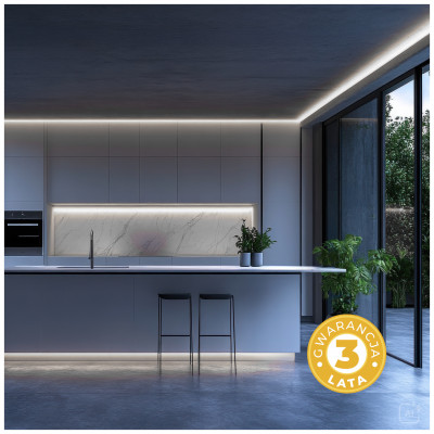 Taśma LED COB 24V 25m – jednolite światło bez widocznych punktów diod LED 4000K 24V IP65 Kobi Premium