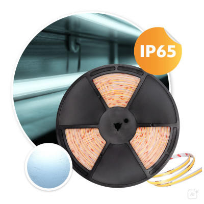 Taśma LED COB 24V 25m – jednolite światło bez widocznych punktów diod LED 6500K 24V IP65 Kobi Premium