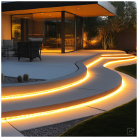 Taśma LED COB 24V 25m – jednolite światło bez widocznych punktów diod LED 3000K 24V IP65 Kobi Premium