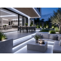 Taśma LED COB 24V 25m – jednolite światło bez widocznych punktów diod LED 6500K 24V IP65 Kobi Premium