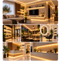 Taśma LED COB 24V 25m – jednolite światło bez widocznych punktów diod LED 3000K 24V IP65 Kobi Premium