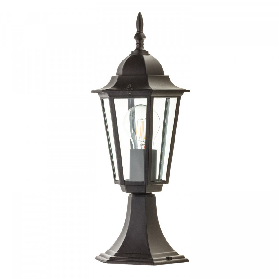 Słupek Ogrodowy Oświetleniowy Zewnętrzny LO4104, Lampa Stojąca, 42cm - Czarny