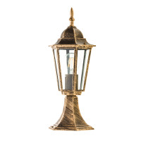 Słupek Ogrodowy Oświetleniowy Zewnętrzny LO4104, Lampa Stojąca, 42cm - Złoty