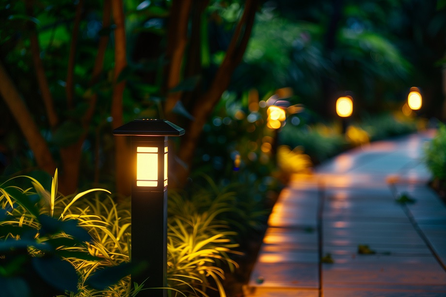 Oświetlenie ścieżek z wykorzystaniem słupków ogrodowych: Estetyka i funkcjonalność